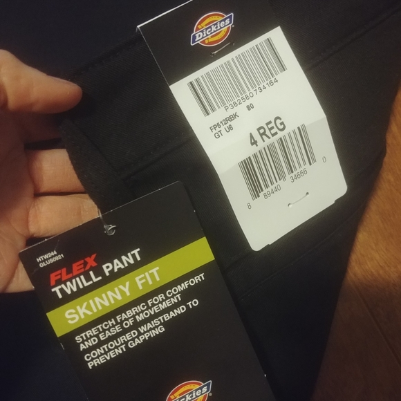 Women's Dickies skinny fit work pants - Picture 3 of 3